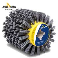 115x100x19mm Abrasive Nylon Wire Wheel Scale Drum Stripping Rust Abrasive Brush Wood Surface Sweep And In-line Treatment