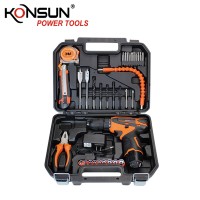 KONSUN kx85223 MODEL 35 pcs 12v ELECTRIC Lithium cordless drill Tool set